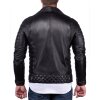 Reichstadt Herren Jacke -- RS001LUX  black gen. leather - silver zipper S