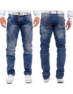 Cipo & Baxx Regular Fit Jeans Herren Stonewashed...