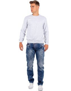Cipo & Baxx Regular Fit Jeans Herren Stonewashed C0768 Blue W30