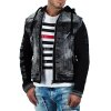 Cipo & Baxx regular fit Jacke Herren Denim CJ155 Black XL
