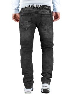 Cipo & Baxx Herren Jeans CD374 anthracite W32/L34