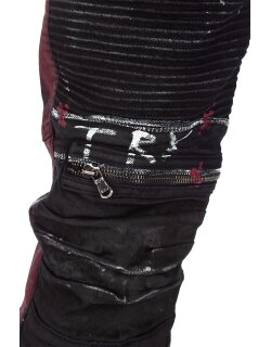 Cipo & Baxx Straight Fit Jeans Herren Mid Waist CD571 Black W30/L32