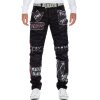 Cipo & Baxx Straight Fit Jeans Herren Mid Waist CD571 Black W30/L32