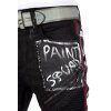 Cipo & Baxx Straight Fit Jeans Herren Mid Waist CD571 Black W31/L32