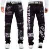Cipo & Baxx Straight Fit Jeans Herren Mid Waist CD571 Black W31/L34
