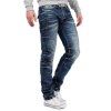 Cipo & Baxx regular fit Jeans Herren Stonewashed CD328 Blue W30/L32