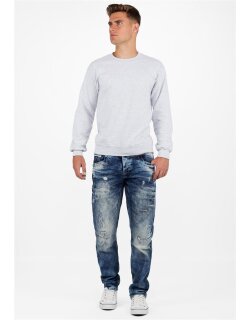 Cipo & Baxx regular fit Jeans Herren Stonewashed CD104 Blue W44/L36