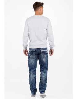 Cipo & Baxx regular fit Jeans Herren Stonewashed CD104 Blue W44/L36