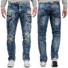 Cipo & Baxx regular fit Jeans Herren Stonewashed C1178 Blue W36/L32