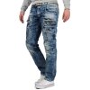 Cipo & Baxx regular fit Jeans Herren Stonewashed C1178 Blue W34/L34