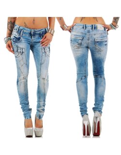 Cipo & Baxx Damen Jeans WD216 W26/L32