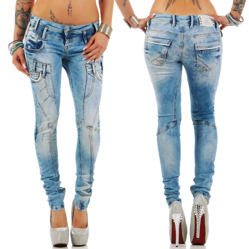 Cipo & Baxx Damen Jeans WD216 W30/L32