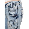 Cipo & Baxx slim fit Jeans Damen Stonewashed WD216 Blue W30/L32