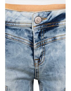 Cipo & Baxx slim fit Jeans Damen Stonewashed WD216 Blue W31/L34