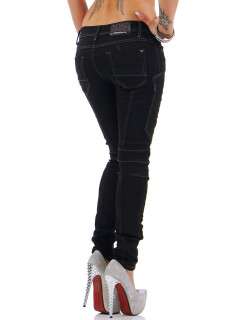 Cipo & Baxx Damen Jeans WD255A W26/L34
