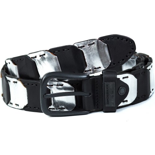 Cipo & Baxx Herren Gürtel CG104 Black 95cm x 4,5cm