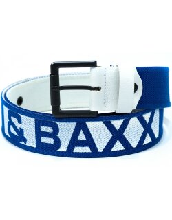 Cipo & Baxx Herren Gürtel-blau Schrift-weiß C-2133 105cm x 4,7cm