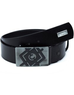 Cipo & Baxx Herren Gürtel C44856 Black 100cm x...