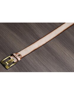 Cipo & Baxx Herren Gürtel CG106 braun 105cm x 4,7cm
