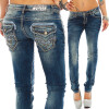Cipo & Baxx Damen Jeans WD240 W33/L32