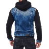 Cipo & Baxx Herren Jeans Jacke CJ154 Blau M