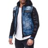Cipo & Baxx Herren Jeans Jacke CJ154 Blau M