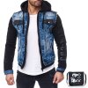 Cipo & Baxx Herren Jeans Jacke CJ154 Blau M