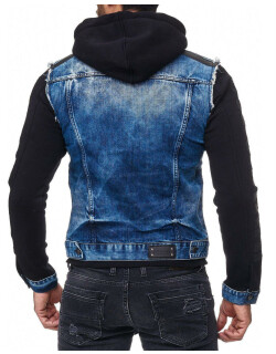 Cipo & Baxx Herren Jeans Jacke CJ154 Blau XL