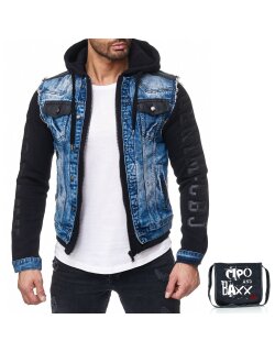 Cipo & Baxx Herren Jeans Jacke CJ154 Blau XL