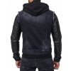 Cipo & Baxx Herren Jeans Jacke C-1290 Schwarz M