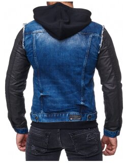 Cipo & Baxx Regular Fit Jacke Herren Stonewashed C1290 Blue M