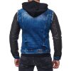 Cipo & Baxx Regular Fit Jacke Herren Stonewashed C1290 Blue M