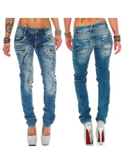 Cipo & Baxx Damen Jeans WD322 W26/L32