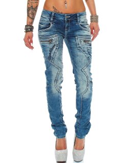 Cipo & Baxx Damen Jeans WD322 W28/L32