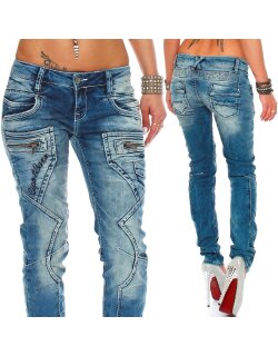 Cipo & Baxx Damen Jeans WD322 W28/L32