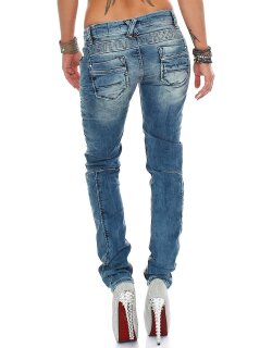 Cipo & Baxx Damen Jeans WD322 W30/L32