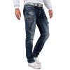 Cipo & Baxx regular fit Jeans Herren Stonewashed CD296 Blue W46/L36