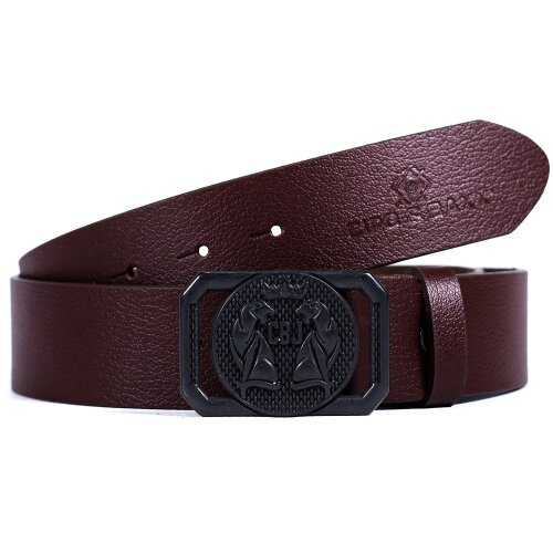Cipo & Baxx Gürtel Herren CG145 Brown 100cm x 3,8cm