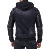 Cipo & Baxx Herren Jeans Jacke C-1290 Schwarz1 S