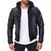 Cipo & Baxx Herren Jeans Jacke C-1290 Schwarz1 L