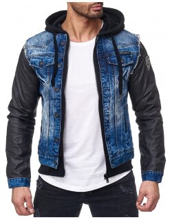 Cipo & Baxx Herren Jeans Jacke C-1290 Blau1 M