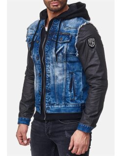 Cipo & Baxx Herren Jeans Jacke C-1290 Blau1 M