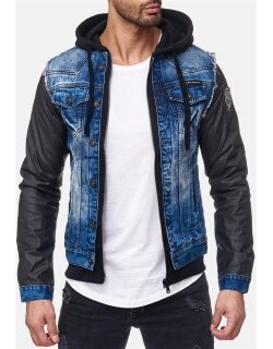 Cipo & Baxx Herren Jeans Jacke C-1290 Blau1 M