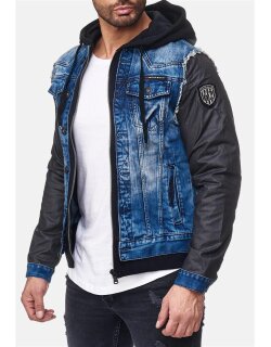 Cipo & Baxx regular fit Jacke Herren Denim  Blue M