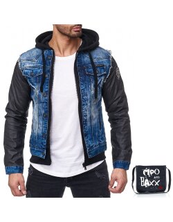 Cipo & Baxx regular fit Jacke Herren Denim  Blue M