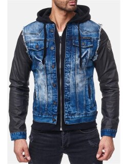 Cipo & Baxx regular fit Jacke Herren Denim  Blue L