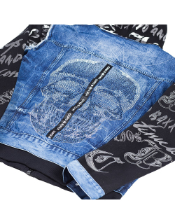 Cipo & Baxx Herren Jeans Jacke CJ181 Blau2 M