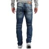 Cipo & Baxx Regular Fit Jeans Herren Stonewashed CD391 Blue W30/L32
