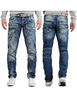 Cipo & Baxx Regular Fit Jeans Herren Stonewashed...