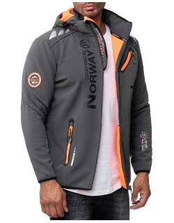 Geographical Norway Regular Fit Jacke Herren Ohne Waschung  Royaute Men Dark Grey L